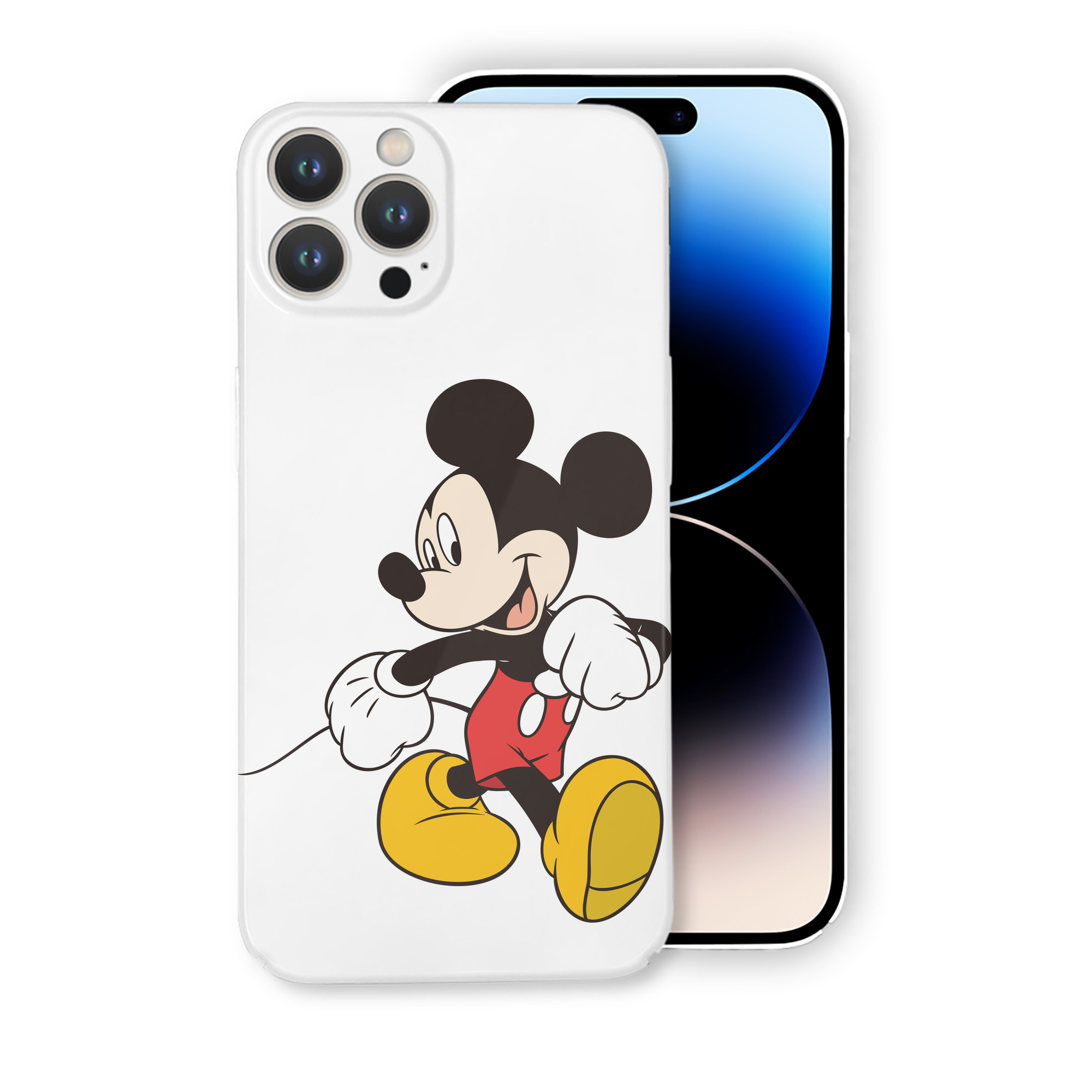 （画像用） ミッキーマウス Mickey Mouse 【iPhone 14シリーズ対応】ハードケース